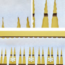 White Snowflake Ice Strip Xmas Christmas Decoration Ornament Festival Party X+
