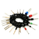 18Pcs Wire terminal removal tool car electrical wiring crimp connector pin kit3c