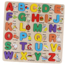 Alphabet ABC Animal Kids Educational Toys Wooden Jigsaw Child Letter Puzzle