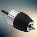1PC 1.5-13mm Electric Hammer Keyless Drill Chucks with Hexagon Handle Thread Rod