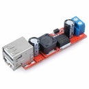 Dual USB 9V/12V/24V/36V to 5V Converter DC-DC 3A Step Down Power Module G1A7
