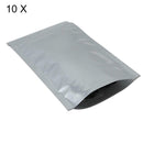 10Pcs Aluminium Foil Bag Packing Food Bags Ziplock Self-sealed Pouches FU73
