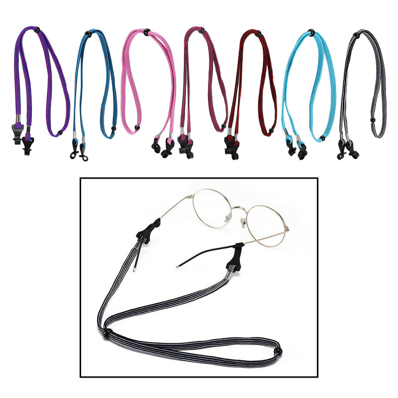 7pcs Portable Glasses Cord Adjustable Glasses Strap Sunglasses Chains