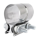 1pc 2.5 Inch 2 1/2 Inch Lap Joint Exhaust Band Clamp-Preformed Stainless St K3L1