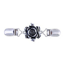 4 Piece Shirt Collar Clip Cardigan Holder Sweater Shawl Brooch Clip Duckbil