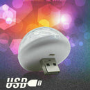 USB LED Car Atmosphere Lamp Interior Ceiling Ambient Colorful Light Projector