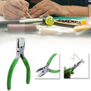 Quality Flat Nose Nylon Jaw Pliers Jewellery Bead Wire Work Tool With Extra L0Z2