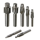 7Pcs M3-M12 Counterbore Milling Cutter High Speed Steel Pilot Slotting Tool