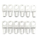 12x 25mmÂ²-8mm 5/16" Copper Ring Terminals Cable Lugs Connector Eyelet 3AWG OZ