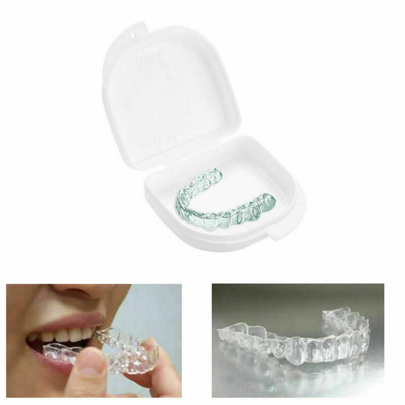 Dental Dentures Retainer Mouthguard Brace False Teeth Storage Plastic-Cas S U6U8