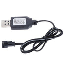 Charging Cable USB Battery Charger Ni-Cd Ni-MH Batteries Pack SM-2P Plug Adap OZ