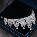 Luxury Handmade Rhinestone Bridal Crown Tiara Diadem Tiaras For Bride Headb