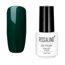 Rosalind Nail Art Gel Varnish Green Gel Lacuqer Uv Led Green Color Top Base
