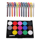 Face & Body Paint Make Up Palette Crayons-15/12 Colors, Fancy Face Paints