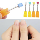 Pro Ceramic Drill Bit Nail Art Dust Brush Remover Nail Manicure Cleaner Tool-AU