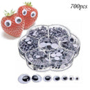 12mm Mixed Wiggly Wobbly Googly Self Adhesive Eyes Scrapbooking New W1Y7. A C3I4