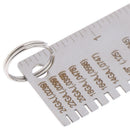 Metal Sheet Thickness Gauge Welding Gage Soldering Inspection Tools Welder Rulâ„–[