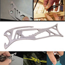 Portable Multifunctional Stainless Steel EDC Camping Equipment Card Tool