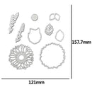 Sunflower Metal Cutting Dies Stamp for DIY Scrapbook Embossing Craft (A) A