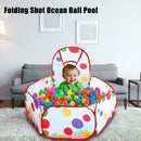 Baby Children Kids Outdoor Indoor Playing House Tent Pool+25pcs Ocean Balls
