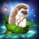 5D DIY Full Drill Diamond Painting Hedgehog Cross Stitch Mosaic Craft Kit