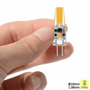 5 Pcs G4 3W Dimmable COB LED Light Bulb AC/DC 12V Crystal Silicone Lamp 38MM