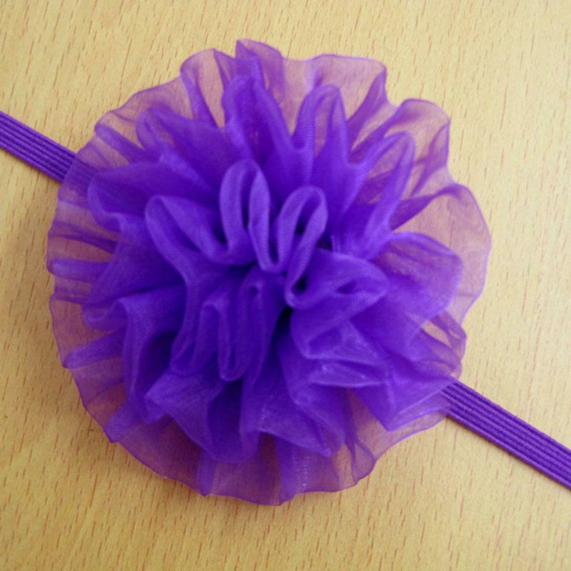 10pcs Girls Baby Children Satin Heand Hair Bow Band Accessories