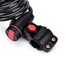 1pc Steel Cable 90cm Spiral Security Lock Bike Cycle Bicycle Chain+2 Keys  S.AU