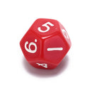 1pc acrylic 12 sided die multiple sided dice for funny party club playing gam ES