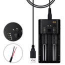 Q2 Smart LED USB Multi-Battery Charger Power Bank 18650 Battery / AA / AAA