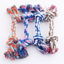 Colorful Cotton Knot Braided Pet Puppy Dog Teeth Health Clean Chew Toys Rope New