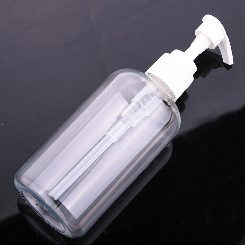 Portable Transparent Empty Spray Bottle Refillable Lotion Container (250ml)