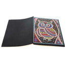 DIY Owl Special Shaped Diamond Painting 50 Pages A5 Notebook Notepad Gifts