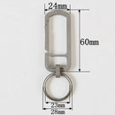Titanium Alloy Key Chain Ring Carabiner Hook Belt Buckle Outdoor Tools 28mm