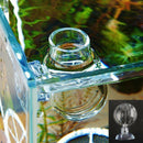 Aquariums Fish Feeders Glass Feeding Food Cup Plant Cup Fish Clear Dish Tr&+