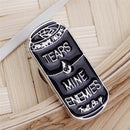 Enamel Black Brooch Pin Gift Shirt Collar Lapel Corsage Pin Jackets Jewelry FT