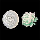 Transprent Flower Bloom Rose Shape Silicone Fondant Soap Cake Mold Baking ToolMO