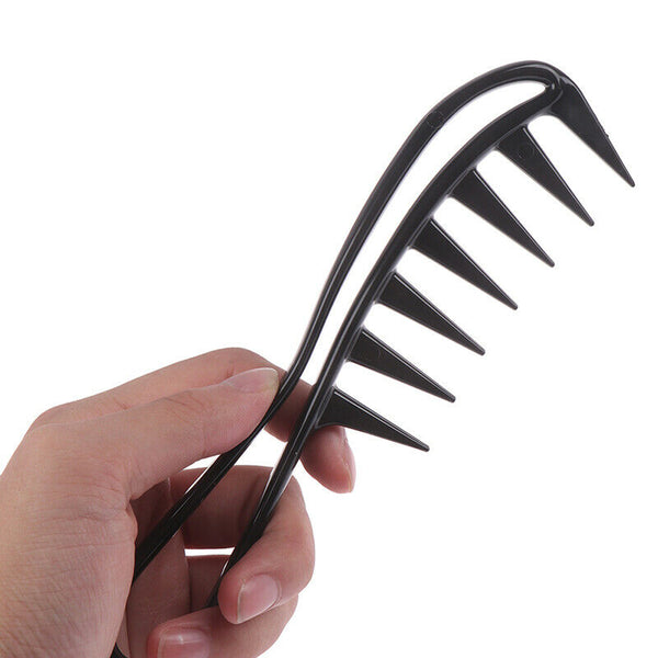 Handle Wide Tooth Comb Curly Hair Salon Hairdressing Comb For Hair Styling T Gw