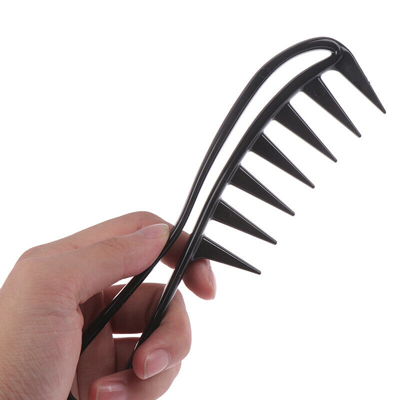 Handle Wide Tooth Comb Curly Hair Salon Hairdressing Comb For Hair Styling T Gw