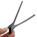 12pcs Black Matte Hairdressing Salon Sectioning Clips Clamps Hair Grips Tool