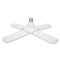 E27 LED Bulb Foldable 4 Fan Blade Lights 60W LED Lamp Super Bright White 65 A9W9