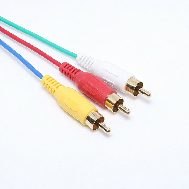 HDMI Male to 3 RCA Video Audio AV 1.5m Cable Adapter For 1080P HDTV  LJ