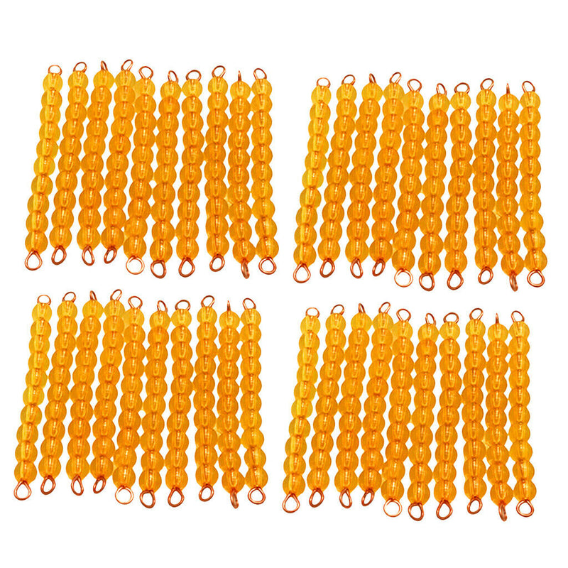 40 Pieces Of Montessori 10 Pieces Of Ten Pearls Children