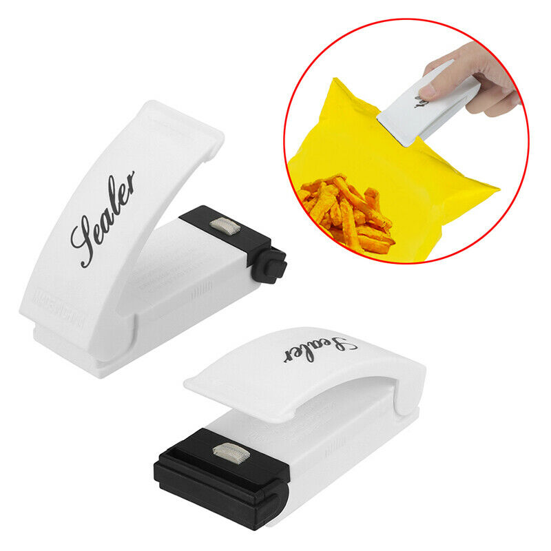 Mini Sealing Machine Portable Heat Sealer Hand Press Food Sealer Plasti Ew