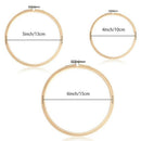 3 Sizes Embroidery Circle Set Bamboo Round Embroidery Cross Stitch Ring Rin