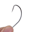 50x/lot Sea Hook Fishing Box Offset Hook 2#1#1/0#2/0#3/0# Accessories FishhookOZ
