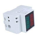 Digital Din-Rail LED Voltage Ammeter Current Meter Voltmeter AC80-300V 0.2- Z2D6