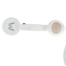 Classic Headphone MIC Microphone for 3.5mm Jacks Phone, Pink+White