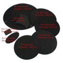 10 x Bass Snare Drums Mute Silencer Drumming Practice Pad Set Soundoff / Qu