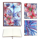 DIY Flower Special Shaped Diamond Painting 100 Pages Notebook Sketchbook